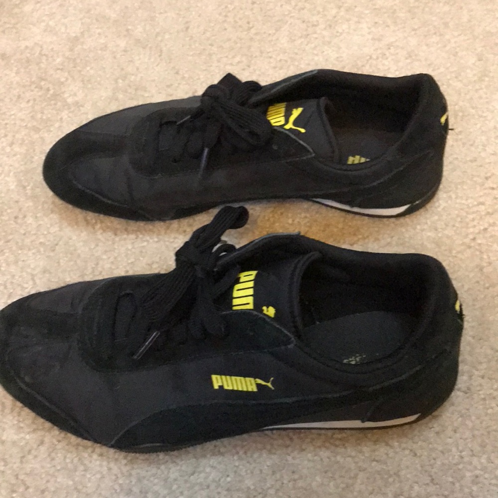Classic Black Puma Sneakers